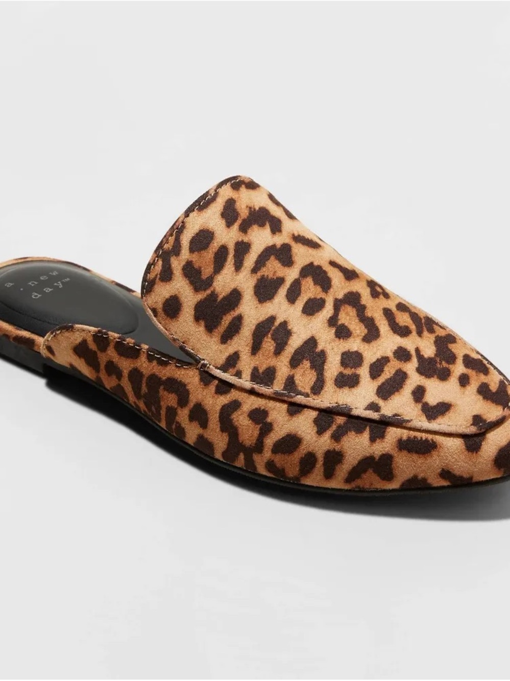 Leopard Print Slip-On Mule - Women 6.5